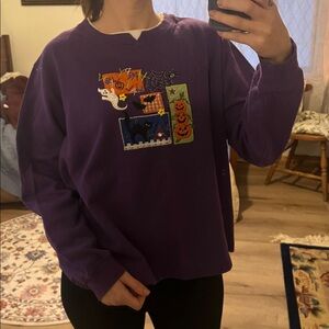 Vintage White Stag Halloween Sweatshirt